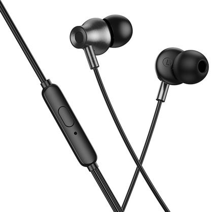 Ακουστικά Handsfree 3.5mm / USB-C HOCO M119A, Μαύρο