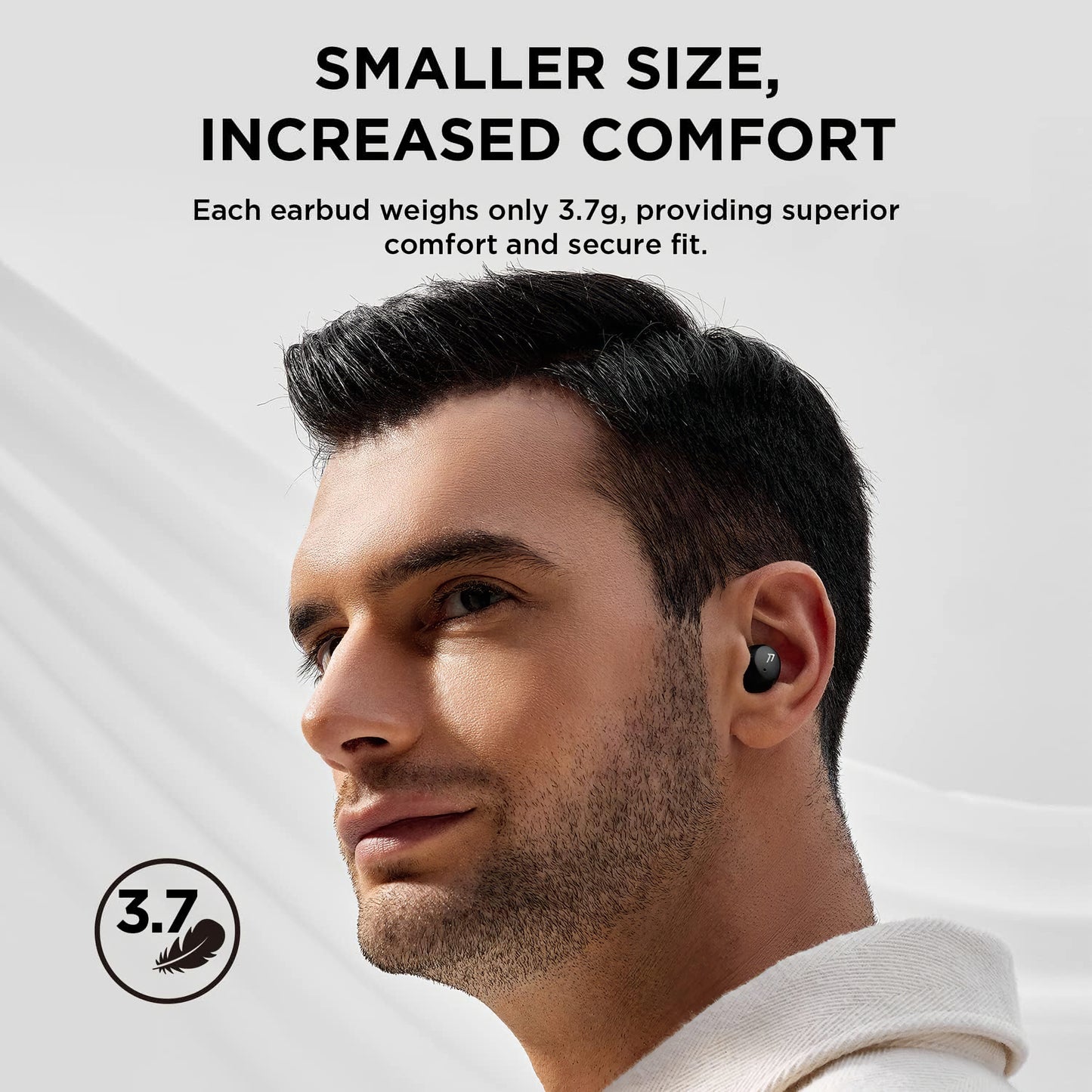 Bluetooth handsfree 1More ComfoBuds ComfoBuds Mini ES603, TWS, Μαύρο 