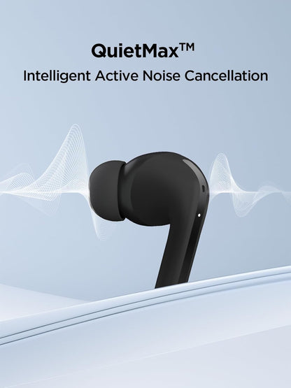 Bluetooth handsfree 1More Q20, TWS, ANC, μαύρο 