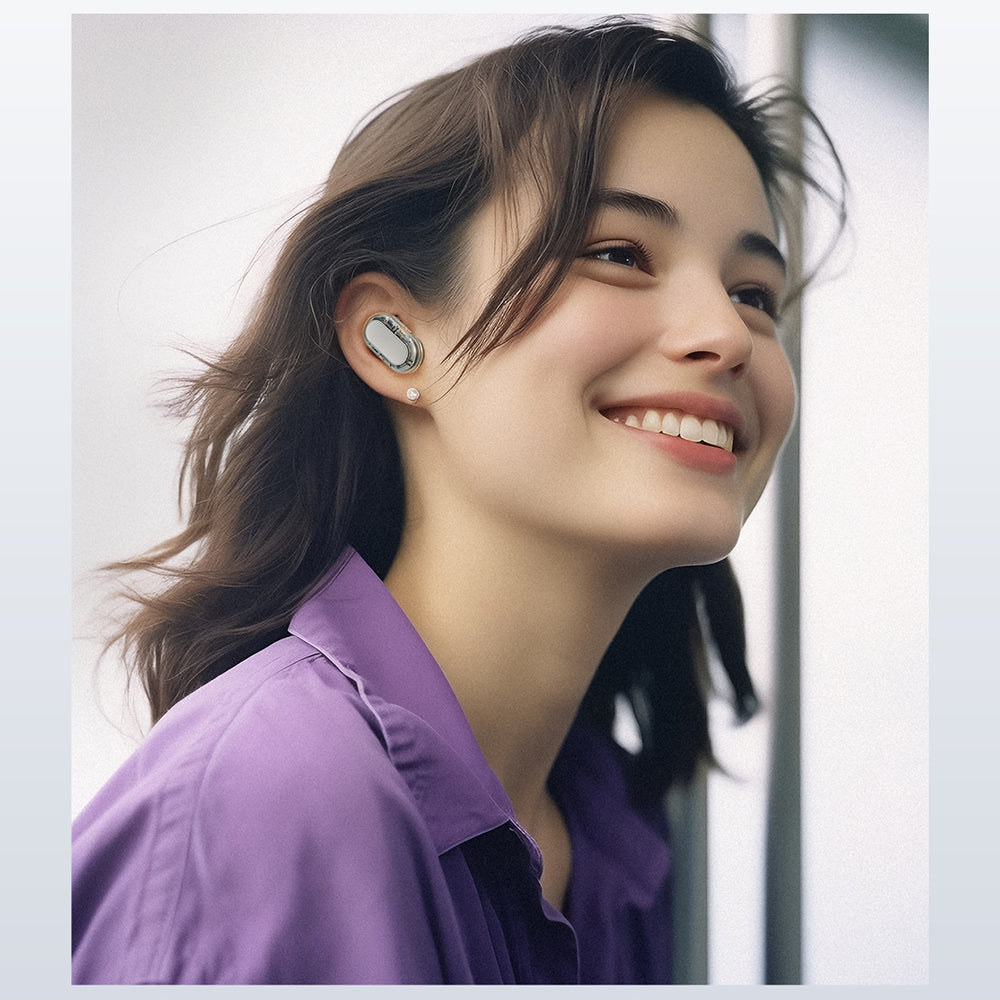 Handsfree Bluetooth Acefast Acefit Neo, TWS, Λευκό