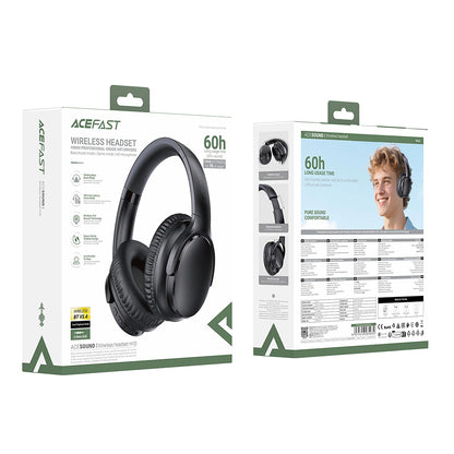 Handsfree Bluetooth Acefast H10, A2DP, Μαύρο