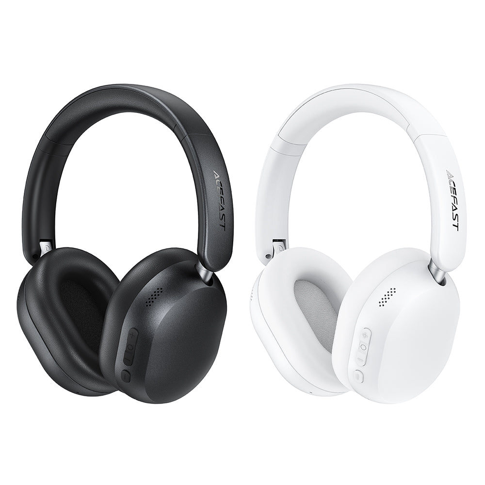 Handsfree Bluetooth Acefast H12, A2DP, ANC, Μαύρο
