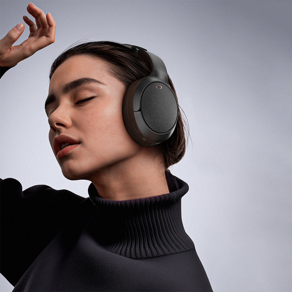 Handsfree Bluetooth Acefast H6, A2DP, ANC, Μαύρο