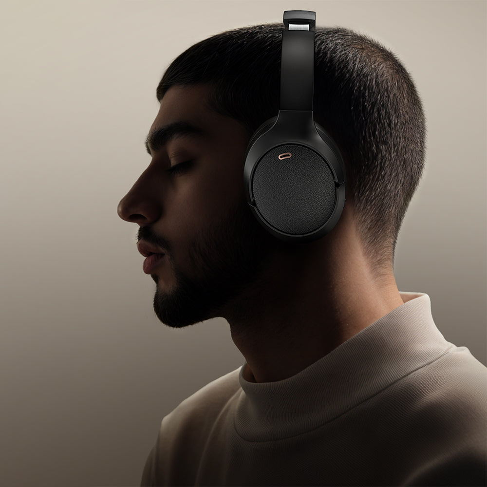 Handsfree Bluetooth Acefast H6, A2DP, ANC, Μαύρο