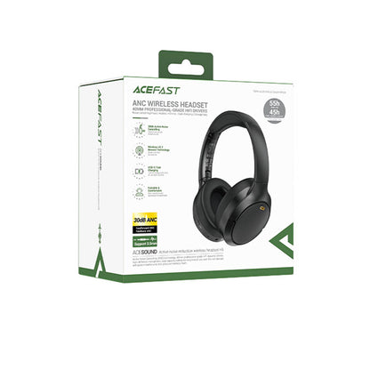 Handsfree Bluetooth Acefast H6, A2DP, ANC, Μαύρο