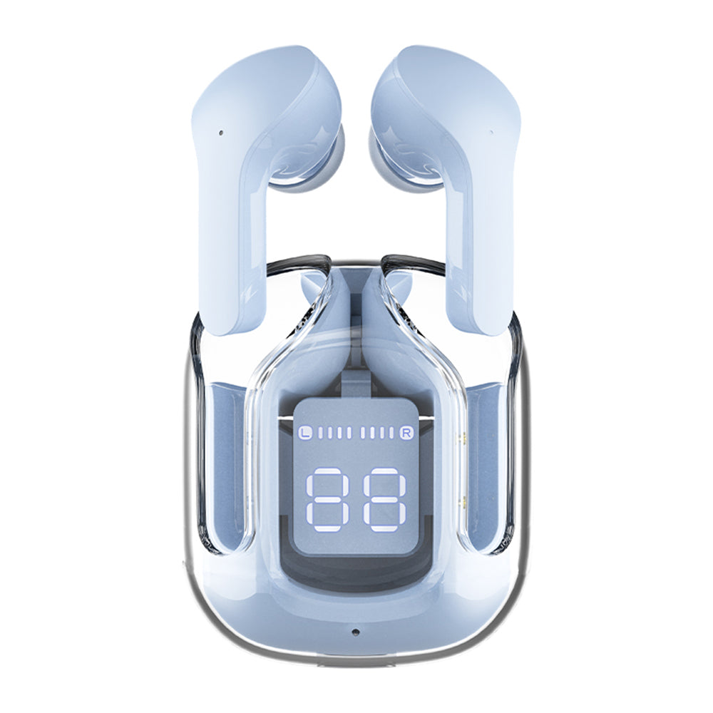 Handsfree Bluetooth Acefast T6, TWS, Μπλε