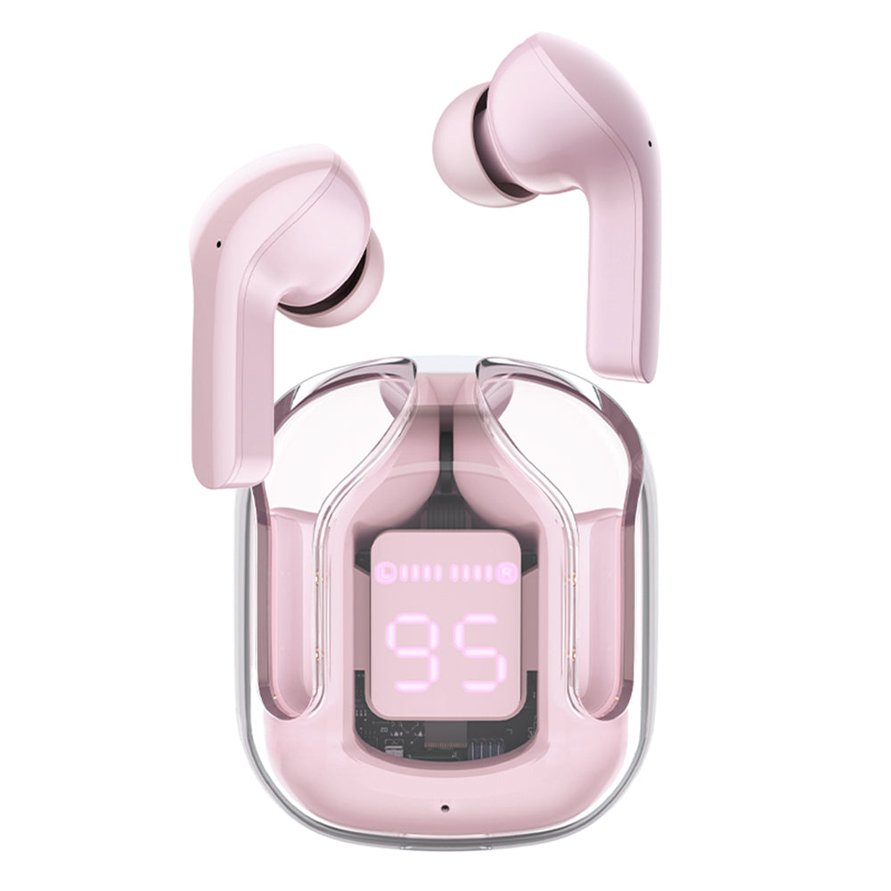 Handsfree Bluetooth Acefast T6, TWS, Ροζ