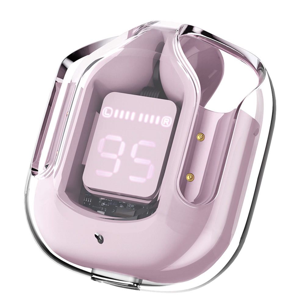 Handsfree Bluetooth Acefast T6, TWS, Ροζ