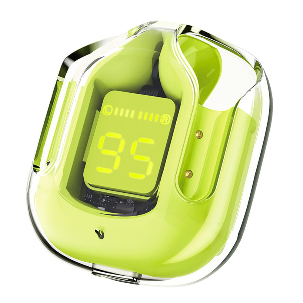 Handsfree Bluetooth Acefast T6, TWS, Πράσινο