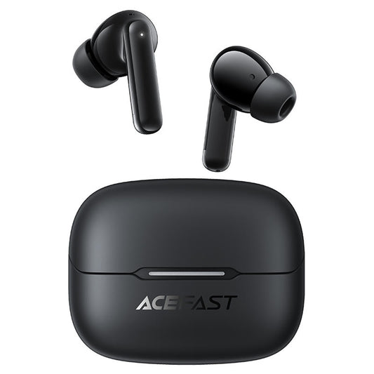 Handsfree Bluetooth Acefast W5, TWS, ANC, Μαύρο