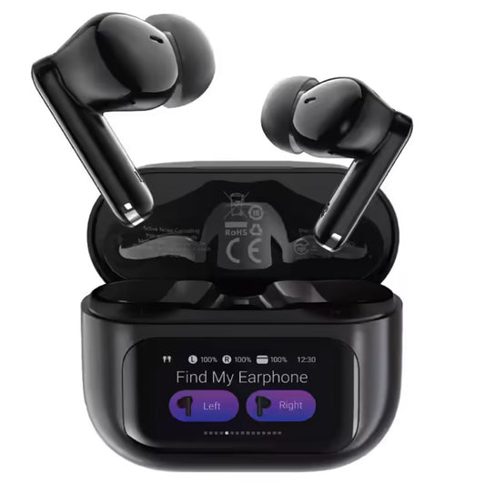 Handsfree Bluetooth Acefast W6, TWS, ANC, Μαύρο