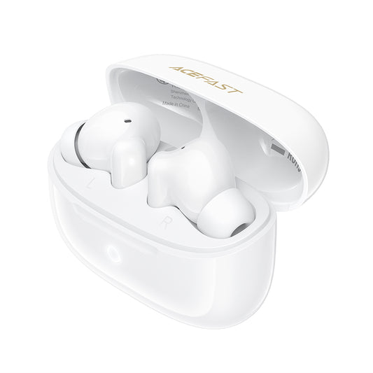 Handsfree Bluetooth Acefast W7, TWS, Λευκό