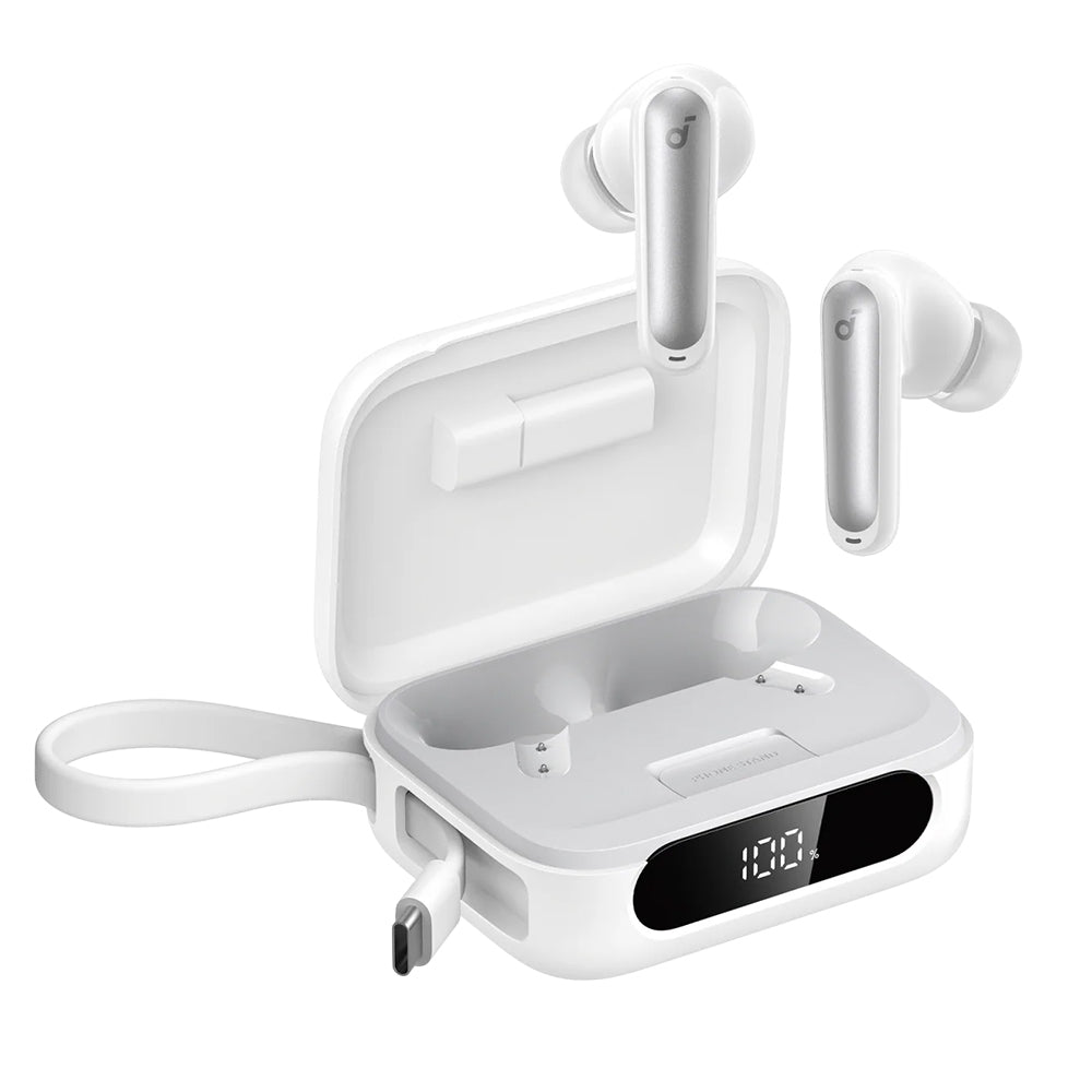 Handsfree Bluetooth Anker P41i, TWS, ANC, Λευκό A3937G21