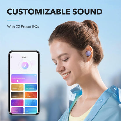 Handsfree Bluetooth Anker SoundCore A25i, TWS, Μοβ A3948GQ2
