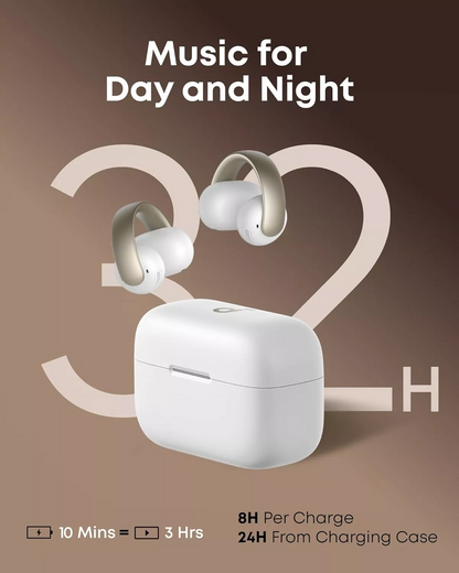 Handsfree Bluetooth Anker Soundcore AeroClip, TWS, White A3388G21