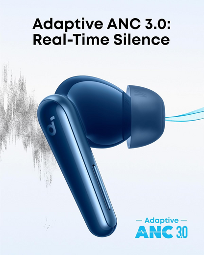 Handsfree Bluetooth Anker SoundCore Liberty 5, TWS, ANC, Μπλε A3957G31