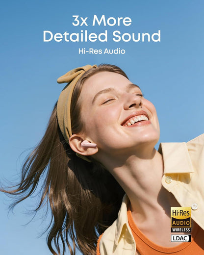 Handsfree Bluetooth Anker SoundCore R60i, TWS, ANC, Ροζ D1202G51