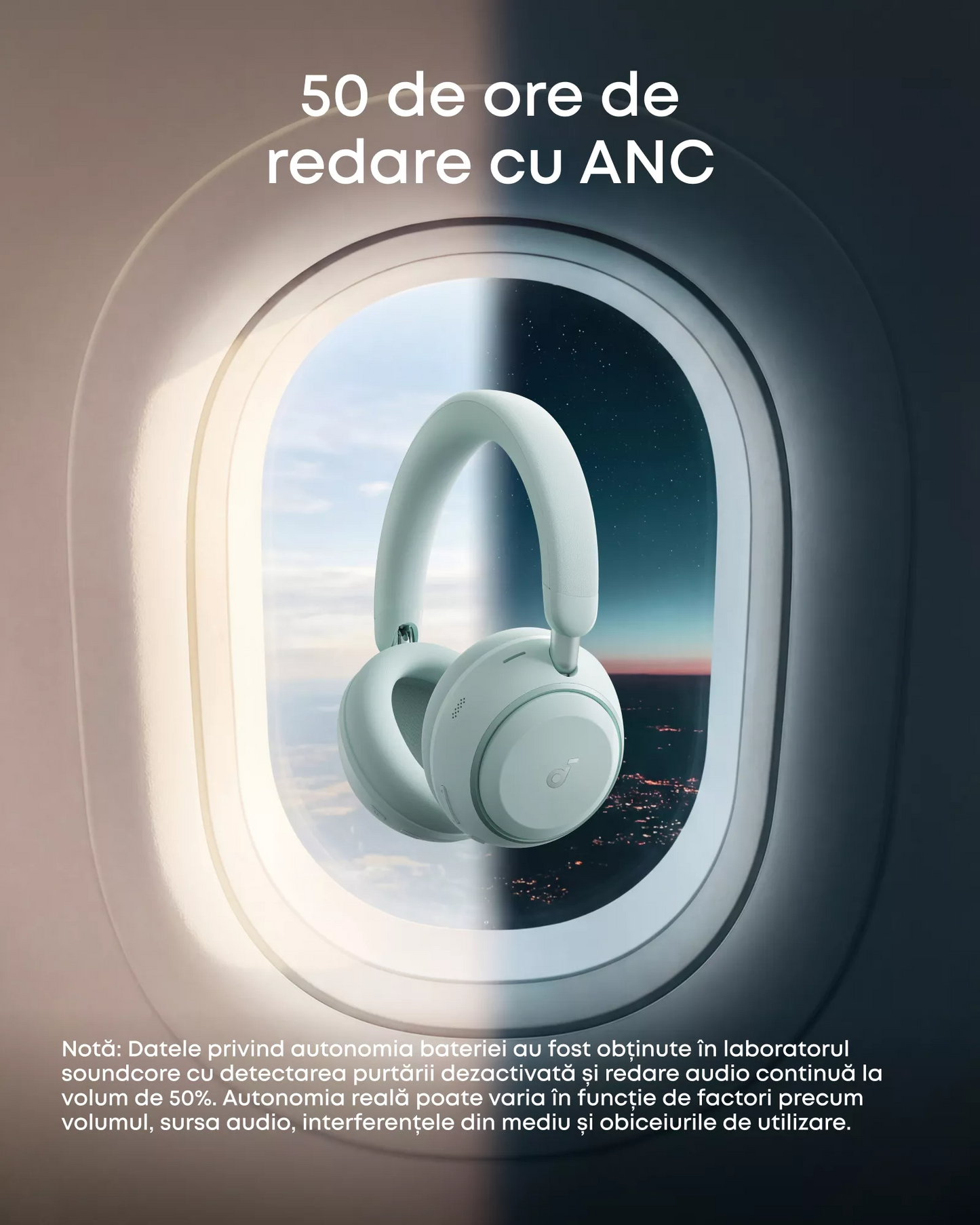 Handsfree Bluetooth Anker SoundCore Space 2, A2DP, ANC, Πράσινο D1402G61