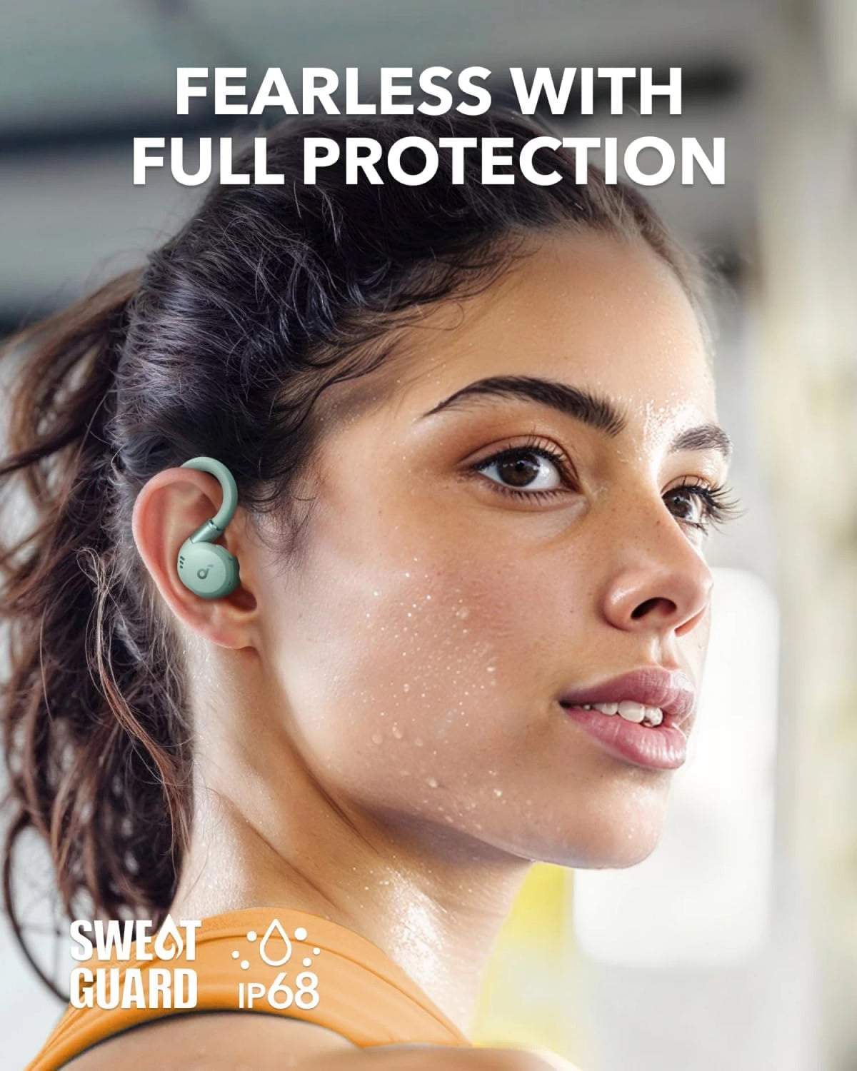Handsfree Bluetooth Anker Soundcore Sport X20, TWS, ANC, Πράσινο A3968G61