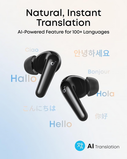 Ασύρματα ακουστικά Bluetooth Anker SoundCore R60i, TWS, ANC, Μαύρο D1202G11