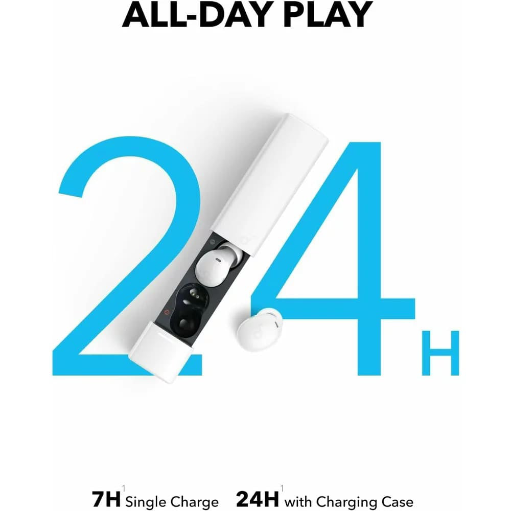 Handsfree Bluetooth Anker SoundCore A30i, TWS, Λευκό A3958G21