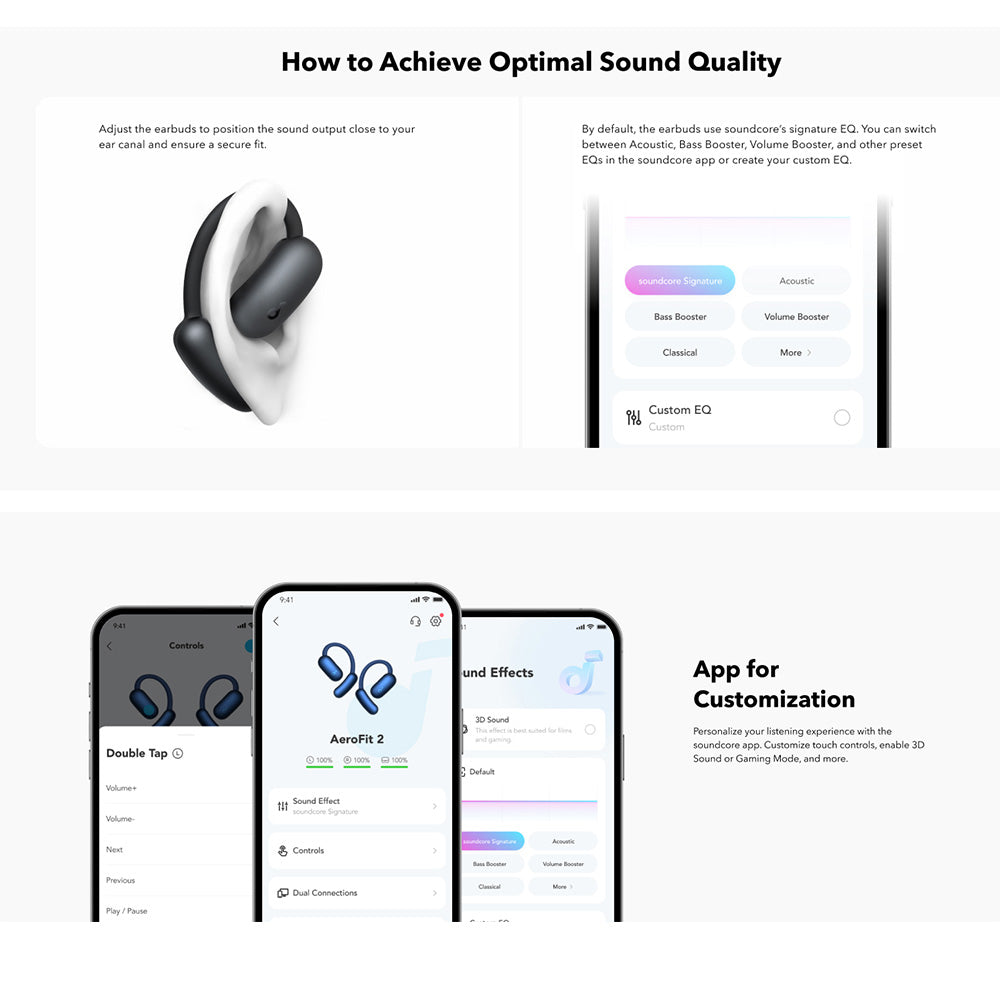 Handsfree Bluetooth Anker SoundCore AeroFit 2, TWS, Green A3874G61