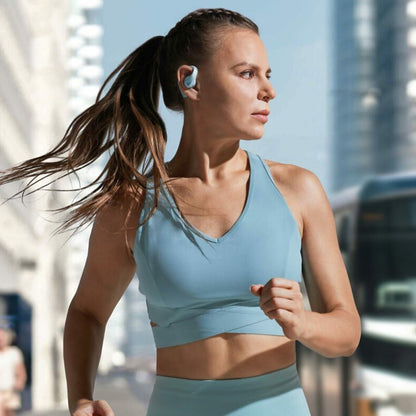 Handsfree Bluetooth Anker SoundCore AeroFit Pro, TWS, Μπλε A3871G61