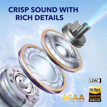 Handsfree Bluetooth Anker SoundCore Liberty 4, TWS, ANC, Λευκό A3953G21