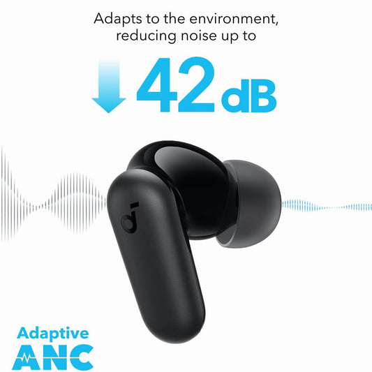 Handsfree Bluetooth Anker SoundCore P30i, TWS, ANC, Μαύρο A3959311