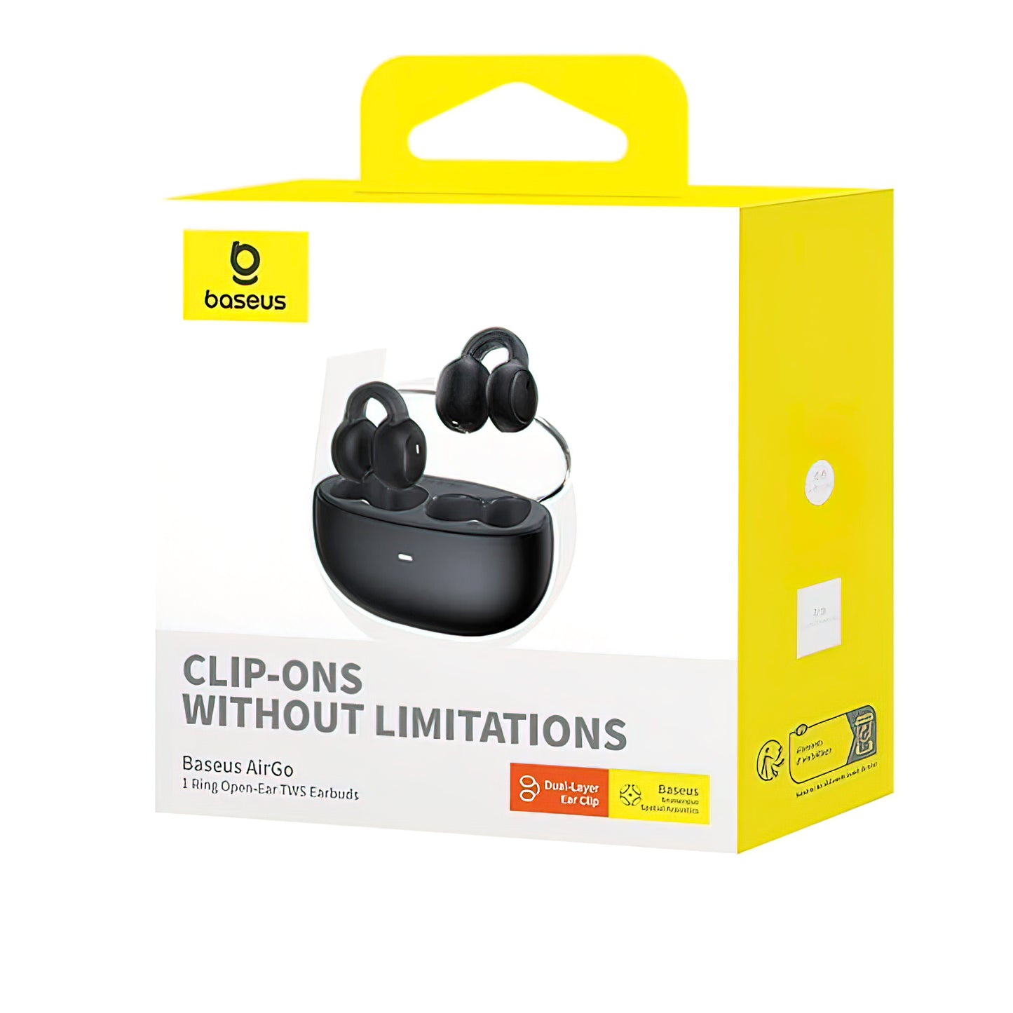 Handsfree Bluetooth Baseus AirGo 1 Ring, TWS, Μαύρο A00069201113-00