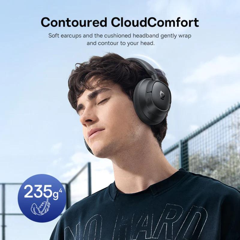 Handsfree Bluetooth Baseus Bass BH1 NC, MultiPoint, A2DP, ANC, Μαύρο A0203703