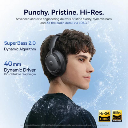 Handsfree Bluetooth Baseus Bass BH1 NC, MultiPoint, A2DP, ANC, Μαύρο A0203703