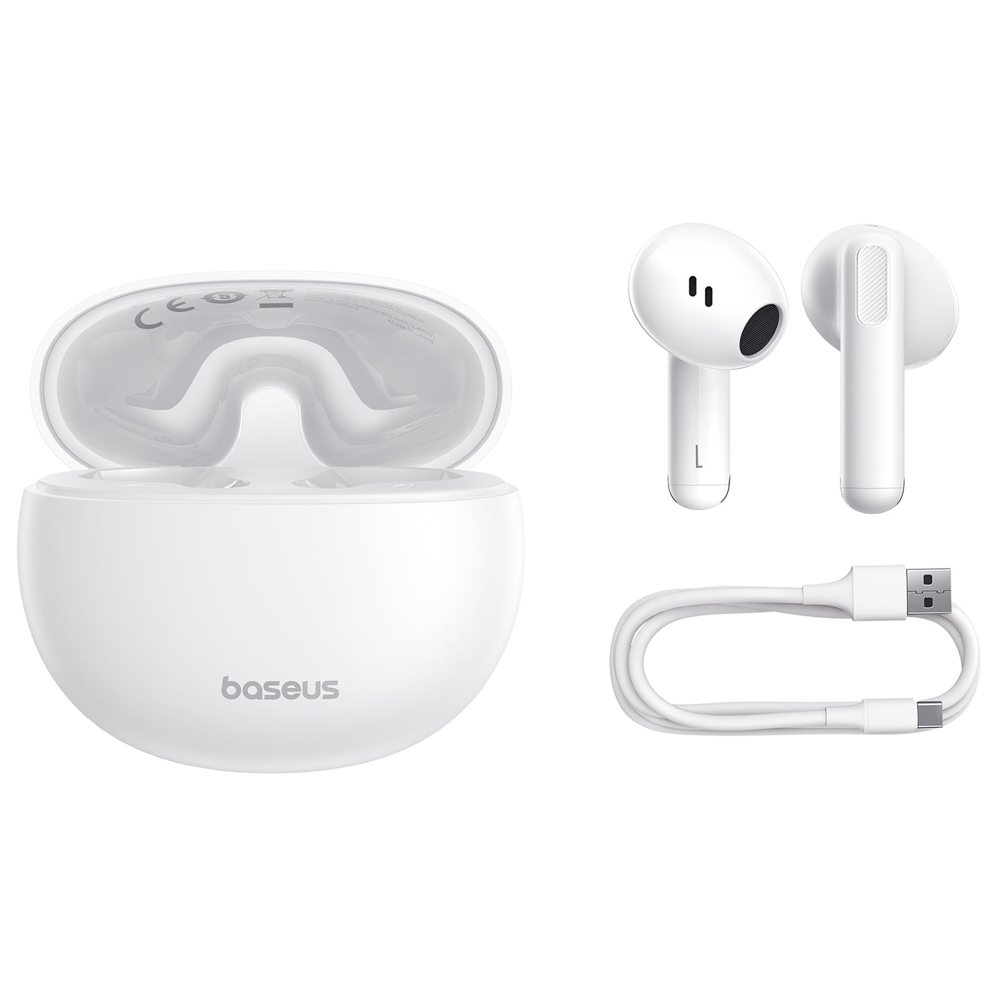 Βάση Bluetooth Handsfree Bowie E12, TWS, Λευκό A00059801216-Z1 