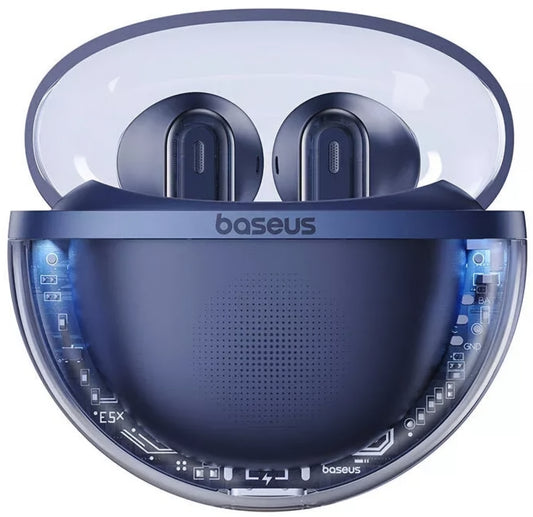 Handsfree Bluetooth Baseus Bowie E5x, TWS, Μπλε A00060101323-00