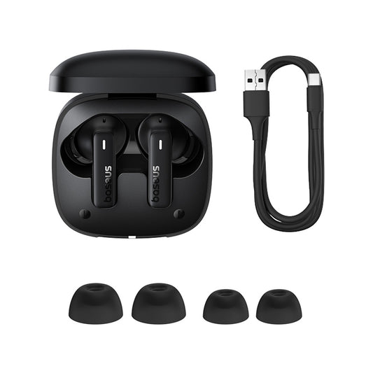 Handsfree Bluetooth Baseus Bowie E19, TWS, Μαύρο A00069600113-00