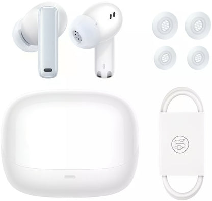 Handsfree Bluetooth Baseus Bowie M2s, TWS, ANC, Λευκό NGTW350102