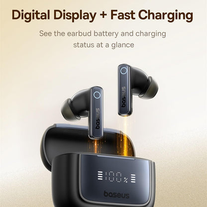 Handsfree Bluetooth Baseus Bowie 35, TWS, Μαύρο A00073800123-00