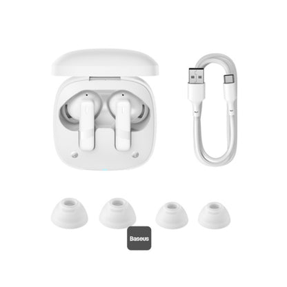 Handsfree Bluetooth Baseus Bowie E20, TWS, Λευκό A00069700223-00