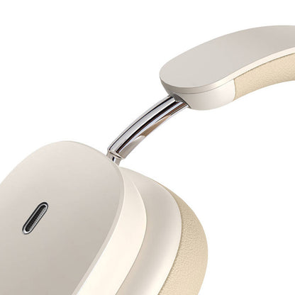 Handsfree Bluetooth Baseus Bowie H1, A2DP, ANC, Κρεμ NGTW230202