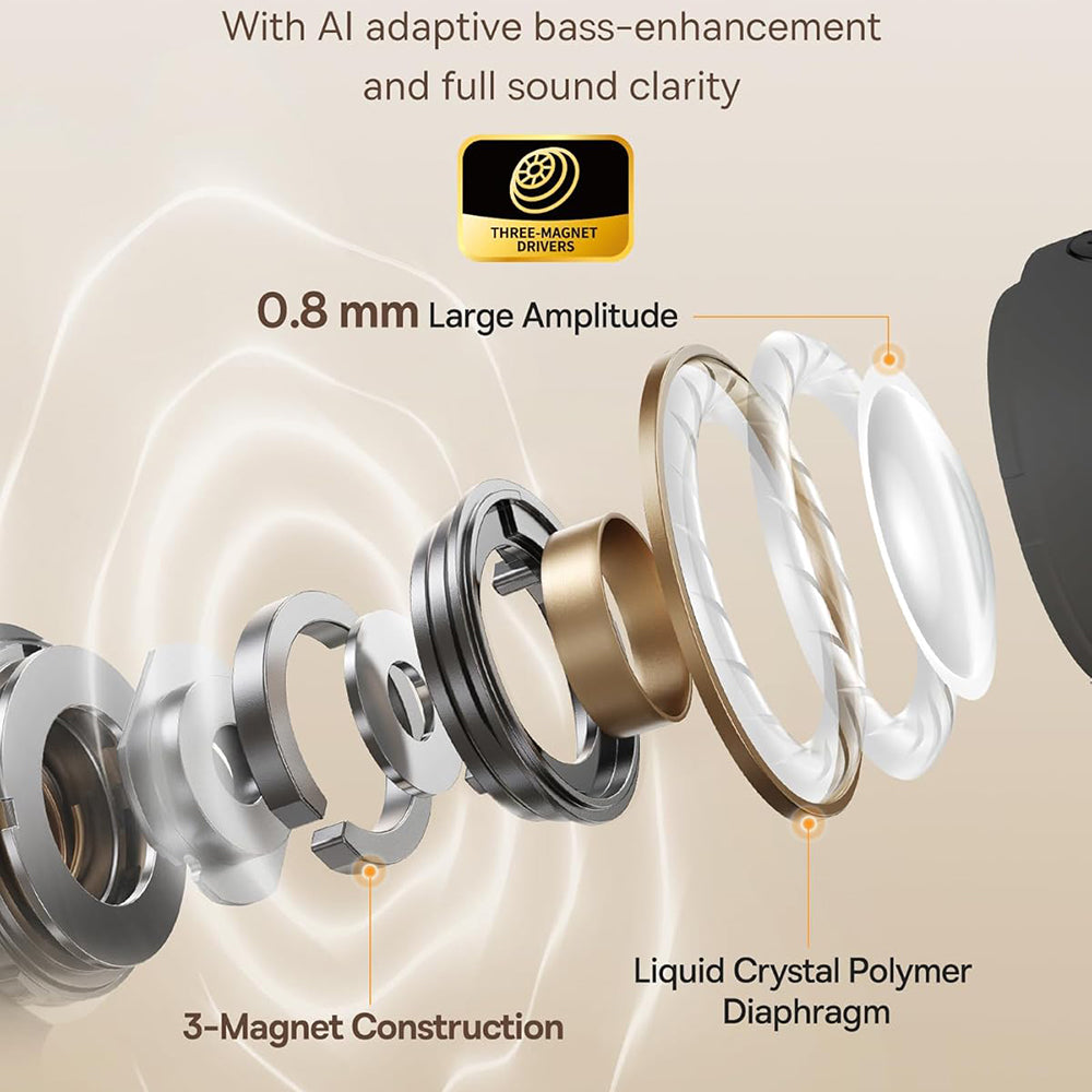 Handsfree Bluetooth Baseus Bowie MC1, TWS, Μαύρο A00083501126-00