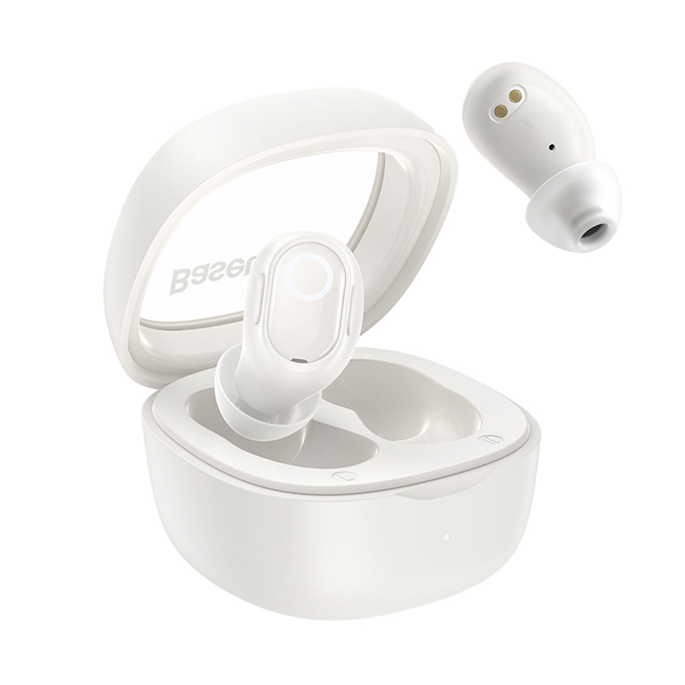 Handsfree Bluetooth Baseus Bowie WM02, TWS, Λευκό NGTW370202