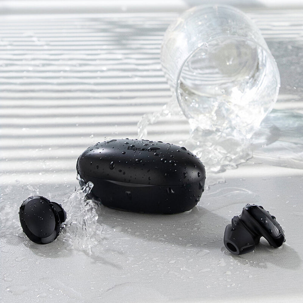 Handsfree Bluetooth Baseus Encok W11, TWS, Μαύρο NGTW060001