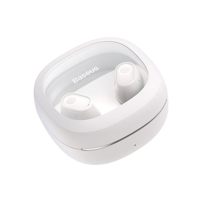 Handsfree Bluetooth Baseus WM02+, TWS, Λευκό NGTW370302