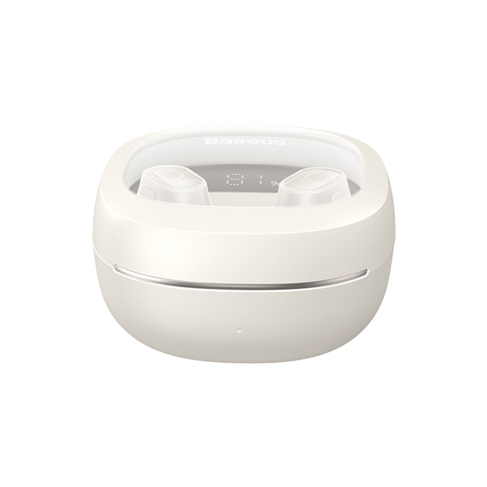 Handsfree Bluetooth Baseus WM02+, TWS, Λευκό NGTW370302