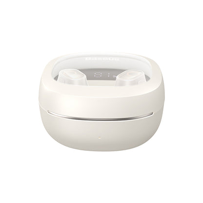Handsfree Bluetooth Baseus WM02+, TWS, Λευκό NGTW370302