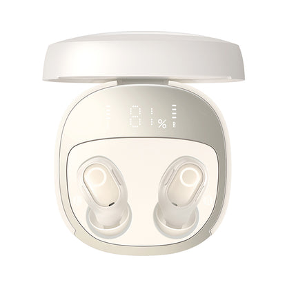 Handsfree Bluetooth Baseus WM02+, TWS, Λευκό NGTW370302