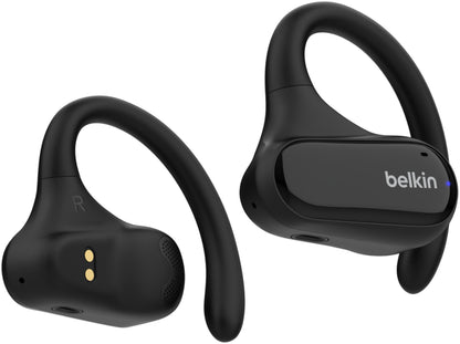 Handsfree Bluetooth Belkin SoundForm ClearFit, TWS, Multipoint, Μαύρο AUC013ctBK