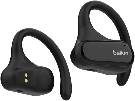Handsfree Bluetooth Belkin SoundForm ClearFit, TWS, Multipoint, Μαύρο AUC013ctBK