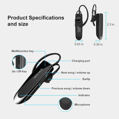 Bluetooth Blavec PL55, πολλαπλών σημείων, A2DP, μαύρο BHPL5555-B 