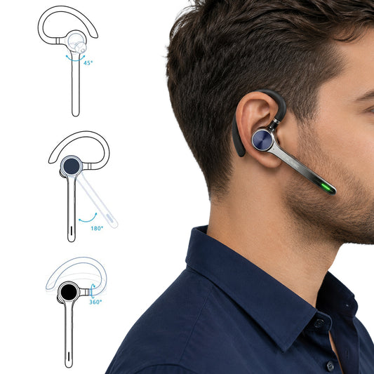 Bluetooth Handsfree Blavec Talk 1, MultiPoint, A2DP, Μαύρο